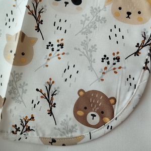 Női fehér lapköpeny, Maci � , Cica ��, Kutya �� mintás zsebbel , ovis , munkaruha  - ruha & divat - női ruha - tunika - Meska.hu