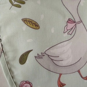 Női fehér lapköpeny, Unikornis  mintás zsebbel , ovis , munkaruha  - ruha & divat - női ruha - tunika - Meska.hu