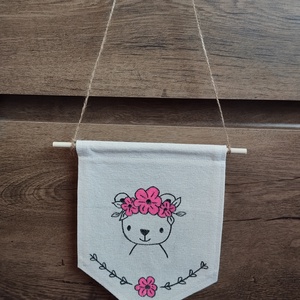 Fali dekoráció gyerekszobába, Baba - mama, Babaszoba dekoráció, Babaszoba kép, Varrás, MESKA