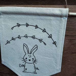 Fali dekoráció gyerekszobába - baba - mama - babaszoba dekoráció - babaszoba kép - Meska.hu