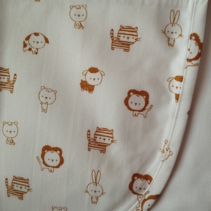 Női fehér lapköpeny, Állat � ���mintás zsebbel , ovis , munkaruha  - ruha & divat - női ruha - tunika - Meska.hu