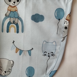 Női fehér lapköpeny,Maci � mintás zsebbel , ovis , munkaruha  - ruha & divat - női ruha - tunika - Meska.hu