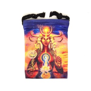 Tűz istennő mintás szütyő � textil ajándéktasak 13x18 cm - Meska.hu
