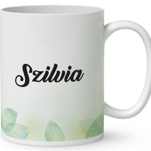 Névvel kérhető - Hintázós napraforgós manó lány mintás bögre - otthon & életmód - konyhafelszerelés, tálalás - tálalás - bögre & csésze - Meska.hu