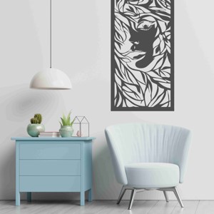 Elegáns lézervágott női arc fa falikép  minimalista dekoráció - Meska.hu