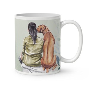 Kérd a neveddel - Piknik a kutyámmal mintás bögre - otthon & életmód - konyhafelszerelés, tálalás - tálalás - bögre & csésze - Meska.hu