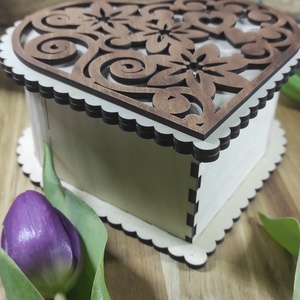 Ajándék doboz - ékszer - ékszertartó - ékszerdoboz - Meska.hu