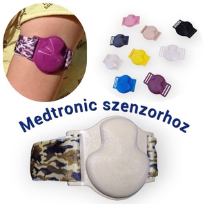 Medtronic szenzorhoz rugalmas szenzorrögzítő karpánt (rugalmas, teljes fedésű keret) szenzorpánt - ruha & divat - öv & övcsat - egyéb kellék - Meska.hu