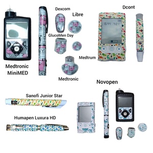 Szenzormatrica Medtronic, Libre, Dexcom, GlucoMen Day, Medtrum TouchCare - otthon & életmód - papír, írószer - matrica, matrica csomag - Meska.hu