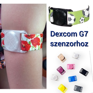 Dexcom G7 szenzorhoz rugalmas szenzorrögzítő karpánt (rugalmas, teljes fedésű keret), Ruha & Divat, Öv & Övcsat, Egyéb kellék, Mindenmás, MESKA