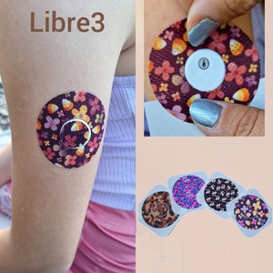 Libre3 vércukormérő szenzorhoz mintás tapasz (szenzortapasz) 5 db/ csomag, Otthon & Lakás, Papír írószer, Matrica, matrica csomag, Mindenmás, MESKA