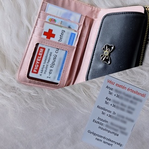 Vészhelyzeti kártya cukorbetegek részére - művészet - naptárkártyák, sportkártyák - Meska.hu