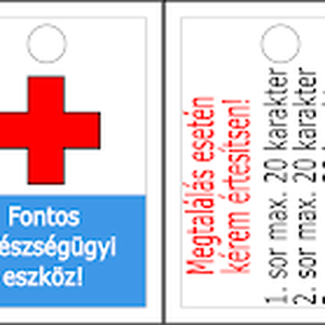 Jelölő cukorbetegeknek elvesztés esetére - személyre szabható felirattal táskára, eszközökre - táska & tok - kulcstartó & táskadísz - kulcstartó - Meska.hu