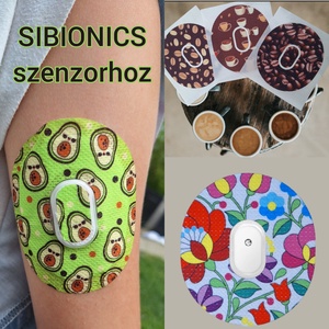 Sibionics vércukormérő szenzorhoz mintás tapasz (szenzortapasz) 5 db/csomag, Otthon & Lakás, Papír írószer, Matrica, matrica csomag, Mindenmás, MESKA