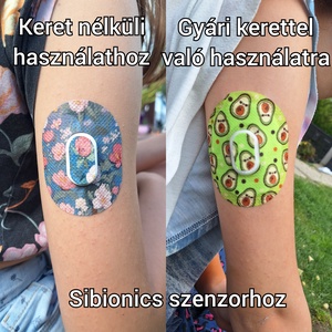Sibionics vércukormérő szenzorhoz mintás tapasz (szenzortapasz) 5 db/csomag - Meska.hu