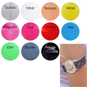Silhouette Set infúziós szerelékhez rugalmas kanülrögzítő karpánt (kerek kanülhöz kanülpánt) - szépségápolás - egészségmegőrzési kellékek - szenzorrögzítő pánt - Meska.hu