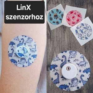 LinX / GluX vércukormérő szenzorhoz mintás tapasz (szenzortapasz) 5 db/ csomag, Szépségápolás, Egészségmegőrzési kellékek, Vércukormérő szenzor tapasz, Mindenmás, MESKA