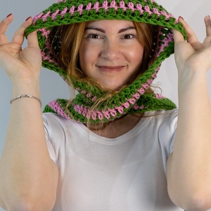 Sapka sál, Ruha & Divat, Sál, Sapka, Kendő, Sapka & Sál szett, Horgolás, MESKA