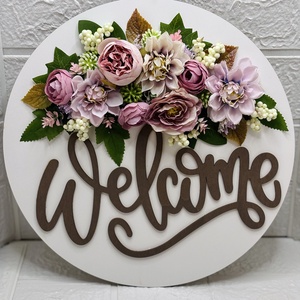 Welcome ajtódísz - Meska.hu