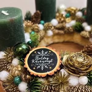 Erdei adventi koszorú - karácsony - adventi díszek - adventi koszorú - Meska.hu