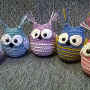 Bagoly Bonca- horgolt, amigurumi bagoly  -  - Meska.hu