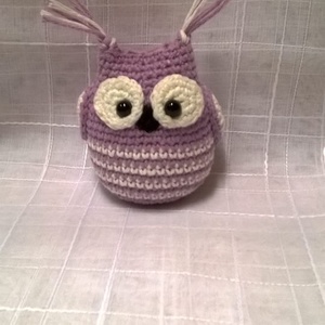 Bagoly Blanka- horgolt, amigurumi bagoly  -  - Meska.hu