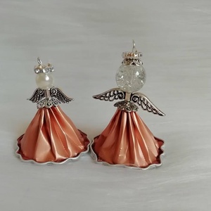 Karácsonyi angyalka kávékapszulából - karácsony - Meska.hu