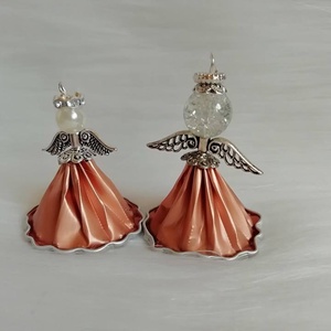 Karácsonyi angyalka kávékapszulából - karácsony - Meska.hu