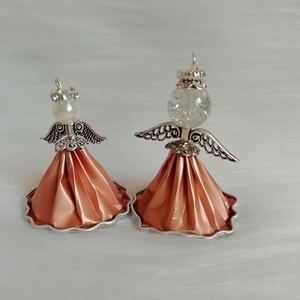 Karácsonyi angyalka kávékapszulából - karácsony - Meska.hu