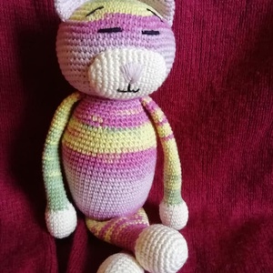 Horgolt  cirmos cica -  - Meska.hu