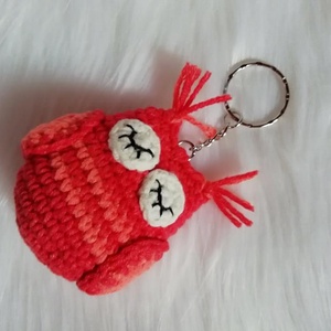 Bagoly Bori - horgolt bagoly kulcstartó -  - Meska.hu