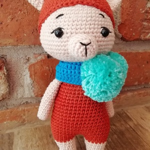 Horgolt amigurumi Láma  - otthon & életmód - dekoráció - dísztárgy - Meska.hu