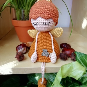 Kézzel horgolt Ősz Tündér - otthon & életmód - dekoráció - dísztárgy - Meska.hu