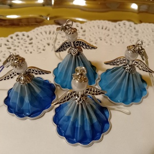 Karácsonyi angyalkák - kávékapszulából  - Meska.hu