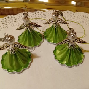 Karácsonyi angyalkák - kávékapszulából , Karácsony, Karácsonyi lakásdekoráció, Karácsonyi lakásdíszek, , MESKA