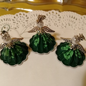 Karácsonyi angyalkák - kávékapszulából , Karácsony, Karácsonyi lakásdekoráció, Karácsonyi lakásdíszek, , MESKA