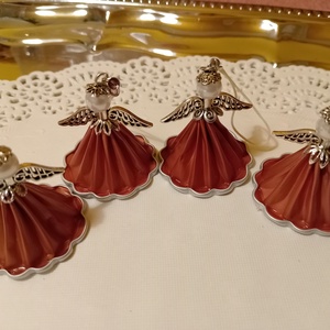 Karácsonyi angyalkák - kávékapszulából  - Meska.hu