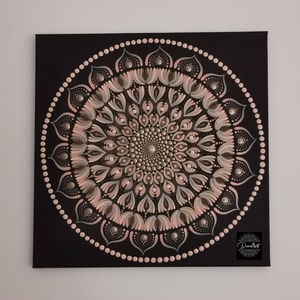 Fénylő, földelő mandala , Otthon & Életmód, Dekoráció, Spiritualitás, Mandala, Festészet, MESKA