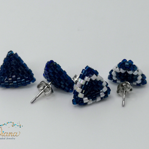 Ear candy fülbevaló szett - Sötét kék - ékszer - fülbevaló - pötty fülbevaló - Meska.hu Ear candy fülbevaló szett - Sötét kék - ékszer - fülbevaló - pötty fülbevaló - Meska.hu