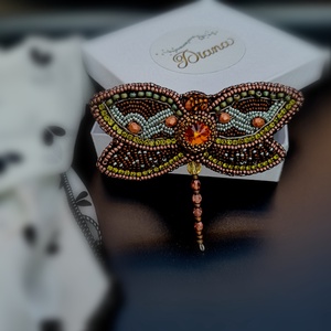 Szitakötő Bross - ékszer - kitűző és bross - kitűző - Meska.hu Szitakötő Bross - ékszer - kitűző és bross - kitűző - Meska.hu