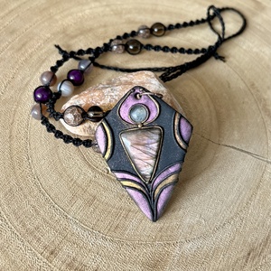 Labradorit talizmán  - ékszer - nyaklánc - medálos nyaklánc - Meska.hu