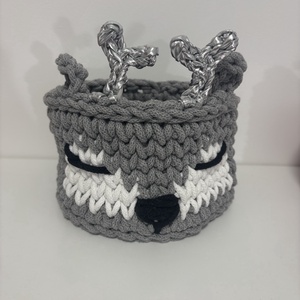 Horgolt ünnepi szarvas - otthon & életmód - dekoráció - asztal és polc dekoráció - horgolt & csipketerítő - Meska.hu