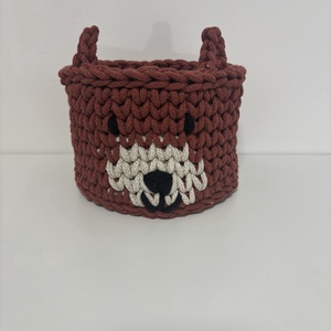 Horgolt mókus tároló, DIY (Csináld magad), Szabásminta, útmutató, Horgolási minta, Horgolás, MESKA