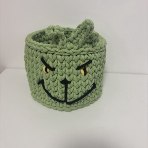 Horgolt Grinch - diy (csináld magad) - szabásminta, útmutató - horgolási minta - Meska.hu