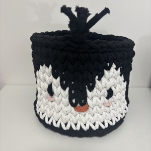 Horgolt pingvin tároló, , Horgolás, MESKA