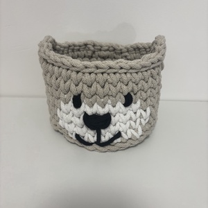 Horgolt maci tároló - diy (csináld magad) - szabásminta, útmutató - horgolási minta - Meska.hu