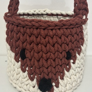 Horgolt róka - Meska.hu