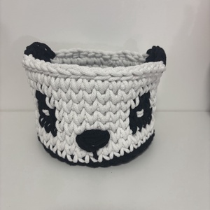 Horgolt panda - Meska.hu