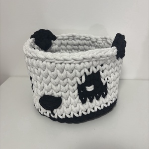 Horgolt panda - diy (csináld magad) - szabásminta, útmutató - horgolási minta - Meska.hu