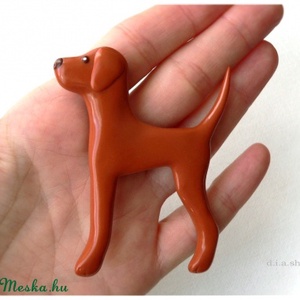 Vizsla kutya - hűtőmágnes - Meska.hu